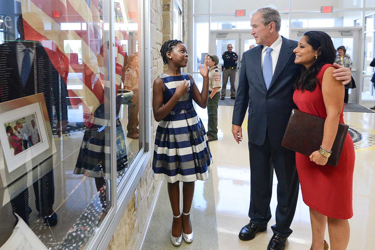 George W. Bush Elementary Dedication Exhibit