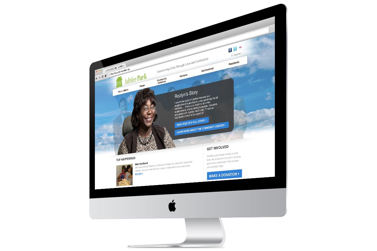 Jubilee Park Website Design